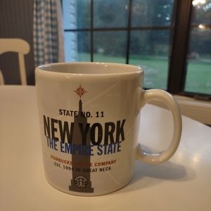 STARBUCKS New York City The Empire State Coffee MUG Cup Vtg 1999 collector